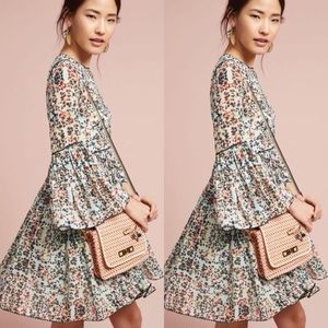 NWOT Anthropologie Bhanuni by Jyoti bell sleeve dress